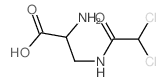 2-amino-3-[(2,2-dichloroacetyl)amino]propanoic acid结构式