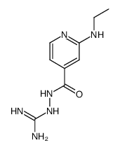 2-(N-ethylamino)isonicotinic acid 2-amidinohydrazide Structure