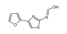 N-(4-(2-furyl)-2-thiazolyl)formamide structure