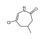 6-chloro-4-methyl-2,3,4,5-tetrahydro-1H-azepin-2-one Structure