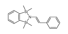 trans-β-styrylamine-N,N-disiliciee nitrile Structure