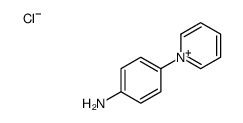 1-(4-Aminophenyl)pyridin-1-ium chloride Structure
