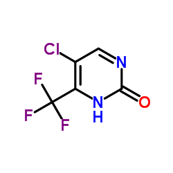 5-Chloro-6-(trifluoromethyl)-2(1H)-pyrimidinone Structure