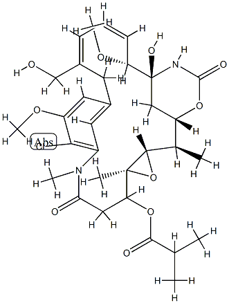 Maytansine, 2-de(acetylmethylamino)-30-hydroxy-2-methyl- picture