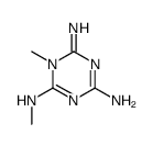 1,3,5-Triazine-2,4-diamine,1,6-dihydro-6-imino-N2,1-dimethyl-(9CI)结构式