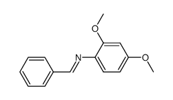 2,4-dimethoxy-N-(phenylmethylene)benzeneamine Structure