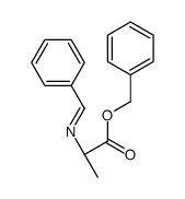 benzyl (2S)-2-(benzylideneamino)propanoate Structure