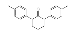 2,6-di-p-tolylcyclohexan-1-one结构式