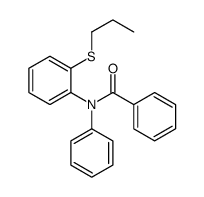 N-phenyl-N-(2-propylsulfanylphenyl)benzamide Structure