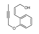3-(2-but-2-ynoxyphenyl)prop-2-en-1-ol Structure