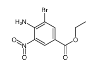 ethyl 4-amino-3-bromo-5-nitrobenzoate structure