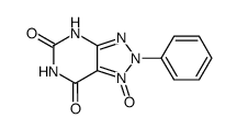 2-phenyl-1,2,3-triazolo[4,5-d]pyrimidin-5,7-(4H,6H)-dione 1-oxide Structure