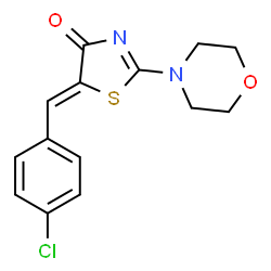 (5Z)-5-(4-chlorobenzylidene)-2-(morpholin-4-yl)-1,3-thiazol-4(5H)-one picture
