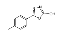 5-(4-methylphenyl)-3H-1,3,4-oxadiazol-2-one结构式