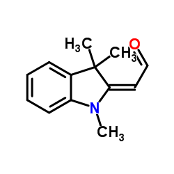1,3,3-Trimethyl-2-(formylmethylene)indoline structure