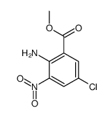 methyl 2-amino-5-chloro-3-nitrobenzoate structure