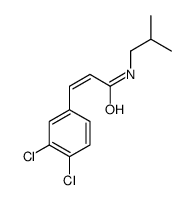 3-(3,4-dichlorophenyl)-N-(2-methylpropyl)prop-2-enamide Structure