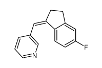 3-[(5-fluoro-2,3-dihydroinden-1-ylidene)methyl]pyridine结构式