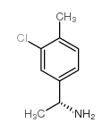 (AR)-3-氯-A,4-二甲基苯甲胺结构式