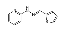 N-pyridin-2-yl-N'-thiophen-2-ylmethylene-hydrazine Structure