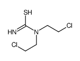 Urea,1,1-bis(2-chloroethyl)-2-thio- (7CI) Structure