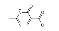 2-甲基-4-羟基嘧啶-5-羧酸甲酯 Structure