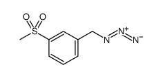 Benzene, 1-(azidomethyl)-3-(methylsulfonyl) Structure