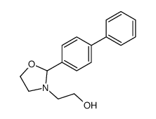 2-[2-(4-phenylphenyl)-1,3-oxazolidin-3-yl]ethanol Structure