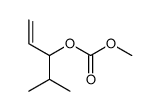 methyl 4-methylpent-1-en-3-yl carbonate结构式