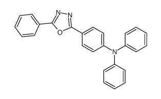 N,N-diphenyl-4-(5-phenyl-1,3,4-oxadiazol-2-yl)aniline结构式