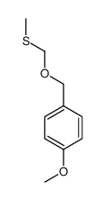 Benzene, 1-Methoxy-4-[[(Methylthio)Methoxy]Methyl]- Structure