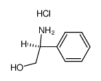 (S)-2-氨基-2-苯基乙醇盐酸盐结构式