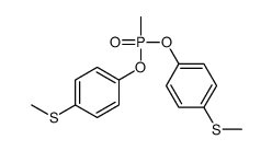 1-[methyl-(4-methylsulfanylphenoxy)phosphoryl]oxy-4-methylsulfanylbenzene Structure