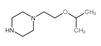 1-(2-异丙氧基-乙基)-哌嗪结构式