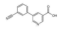 5-(3-CYANOPHENYL)NICOTINIC ACID结构式