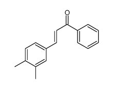 3-(3,4-dimethylphenyl)-1-phenylprop-2-en-1-one Structure