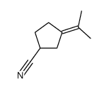 3-propan-2-ylidenecyclopentane-1-carbonitrile结构式