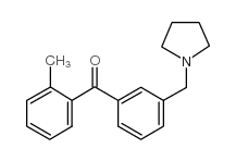 2-METHYL-3'-PYRROLIDINOMETHYL BENZOPHENONE图片