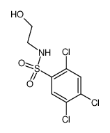 N-(2-Hydroxy-aethyl)-2.4.5-trichlor-benzolsulfonsaeure-amid结构式