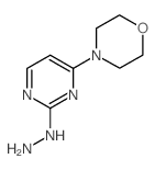 4-(2-Hydrazinopyrimidin-4-yl)morpholine structure