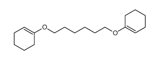 1-[6-(cyclohexen-1-yloxy)hexoxy]cyclohexene结构式