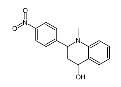 1-methyl-2-(4-nitrophenyl)-3,4-dihydro-2H-quinolin-4-ol Structure