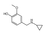 4-[(cyclopropylamino)methyl]-2-methoxyphenol Structure