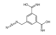 5-(azidomethyl)benzene-1,3-dicarboxamide结构式