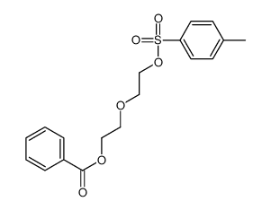2-[2-(4-methylphenyl)sulfonyloxyethoxy]ethyl benzoate结构式