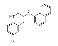 N-(4-chloro-2-methylphenyl)-N'-naphthalen-1-ylethane-1,2-diamine Structure