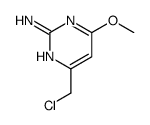 4-(chloromethyl)-6-methoxypyrimidin-2-amine结构式