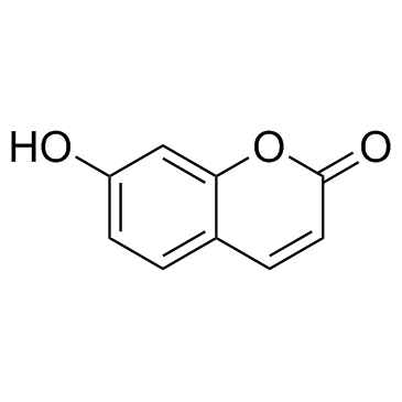 7-Hydroxycoumarine structure