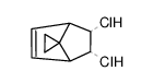 5,6-dichlorospiro(bicyclo(2.2.1)hept-2-ene-7,1'-cyclopropane)结构式