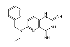 6-N-benzyl-6-N-ethylpyrido[3,2-d]pyrimidine-2,4,6-triamine结构式